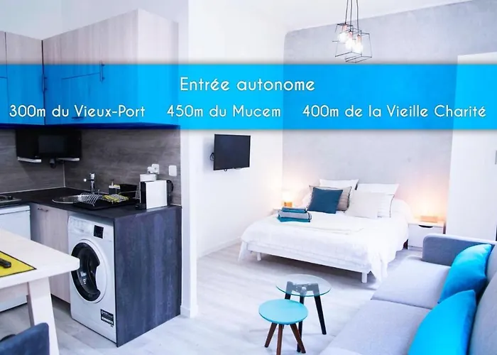 Studio Cathedrale Vieux-Port - Mucem - Vieille Charite